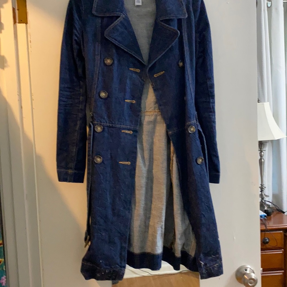 Jean pea coat